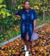 Turndown Collar Chest Pocket Button Up Denim Dress