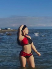 High Waist Contrast Cross Strap Bikini Set