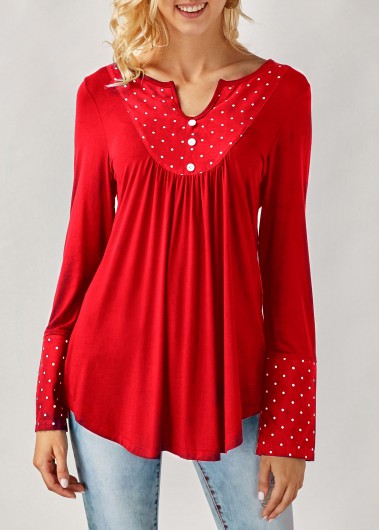 Printed Zipper Closure Asymmetric Hem Cap Sleeve Blouse