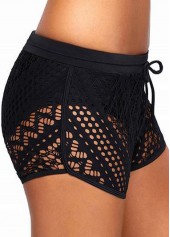 Blue Striped Double Straps Tankini Top-No Bottom