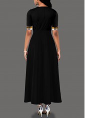 Ginger Plus Size Decorative Button Plaid Dress