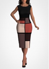 Long Sleeve Contrast Cardigan and Dress