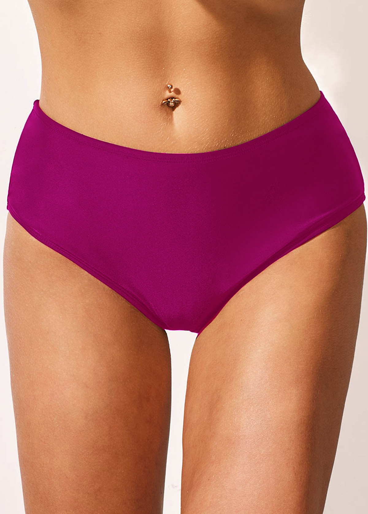 Purple Lace Panel Spaghetti Strap Swimdress and Panty