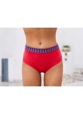 Tribal Print Double Spaghetti Strap Tankini Set