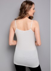 Spaghetti Strap Solid Soft Camisole Top