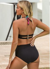 Polka Dot High Waisted Bikini Set