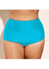 Mesh Stitching Plus Size Polka Dot Swimdress and Shorts