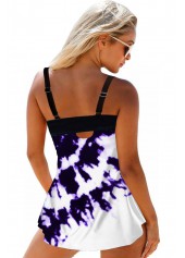 Spaghetti Strap Tie Dye Swimdress and Panty