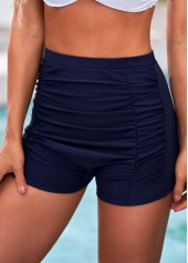 Leopard Black Wide Strap Tankini Top-No Bottom