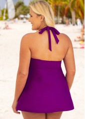 Halter Plus Size Swimdress and Panty
