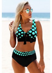 Polka Dot High Waisted Bikini Set