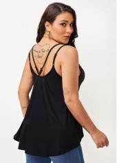 Spaghetti Strap Colorful Printed Camisole Top