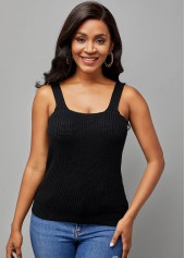 Color Block Round Neck Two Piece Sweater