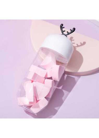 Rosewe Pink Antler Jar Hydrophilic Polyurethane Beauty Blender Set - One Size