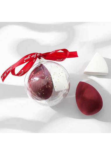 Rosewe Wine Red Hydrophilic Polyurethane Beauty Blender Set for Women - One Size