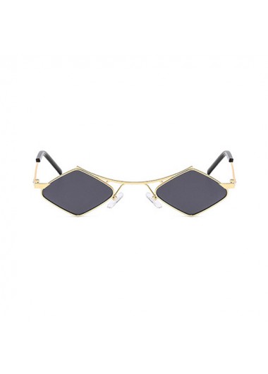 Rosewe Square Frame Black Metal Detail Sunglasses - One Size