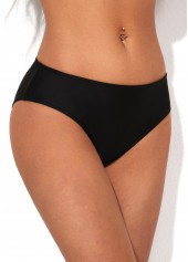 Low Waist Solid Bikini Bottom for Women