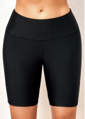 Patchwork Black Criss Cross Tankini Top-No Bottom