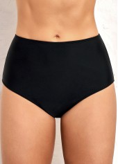 Ombre Patchwork Cyan Tankini Set