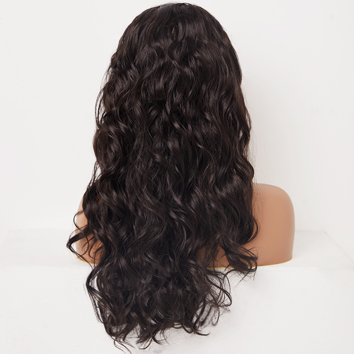 Black Big Wave Long Wig for Women