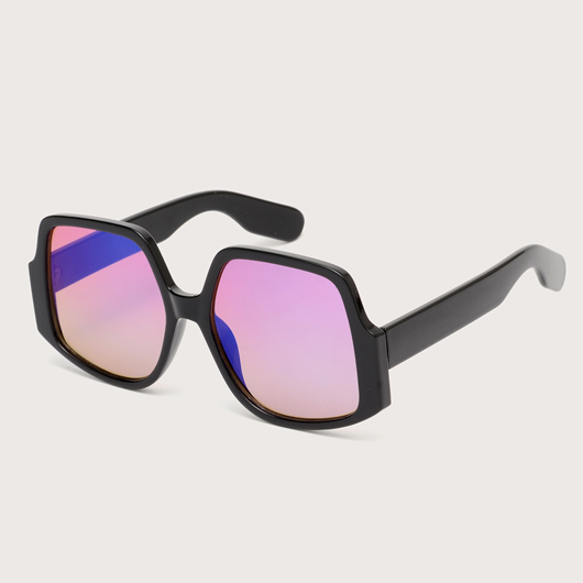 TR Cat Eye Frame Multi Color Sunglasses