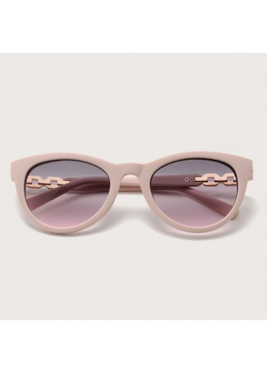 Rosewe TR Metal Detail Cat Eye Frame Sunglasses - One Size