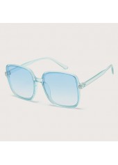 TR Light Blue Square Design Sunglasses for Women