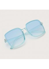 TR Light Blue Square Design Sunglasses for Women