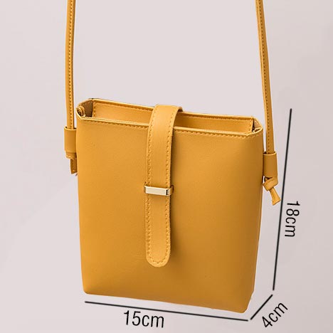 Ginger Hasp PU Design Shoulder Bag