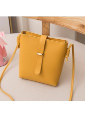 Ginger Hasp PU Design Shoulder Bag