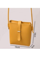 Ginger Hasp PU Design Shoulder Bag