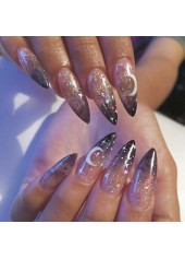 PVC Galaxy Print Multi Color Nail Wraps