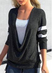 Dark Grey Marl Blouse
