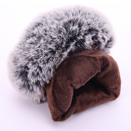 Leather Black Warming Full Finger Gloves