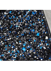 Faux Leather Red Sequined Magnetic Crossbody Bag