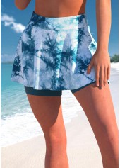 Tie Dye Print Cut Out Bikini Set