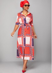 Stereo Flower Detail Red Turban Hat