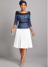 Stereo Flower Detail Black Turban Hat