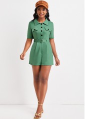 Cotton Dark Camel Short Eaves Baseball Cap