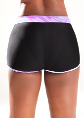 Ombre Bowknot Multi Color Bikini Set