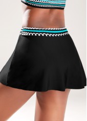 Polka Dot Criss Cross Cyan Bikini Set