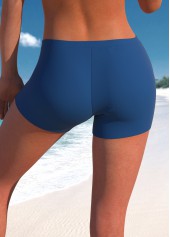 Striped Fake 2in1 Navy Tankini Set