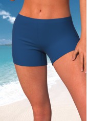 Striped Fake 2in1 Navy Tankini Set