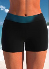 Butterfly Print Peacock Blue Ombre Tankini Set