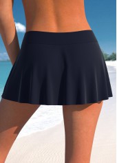 Striped Fake 2in1 Navy Tankini Set