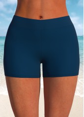 Tribal Print Bowknot Navy Tankini Set