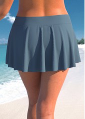 High Waisted Dark Grey Plus Size Pantskirt