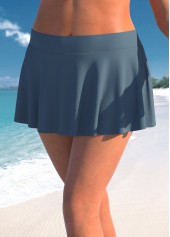 High Waisted Dark Grey Plus Size Pantskirt