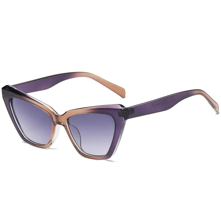 Cat Eye Frame Ombre Dusty Purple Sunglasses