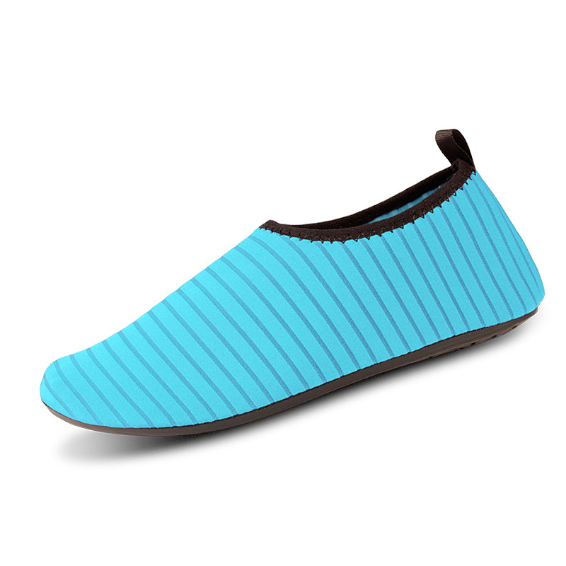 Neon Blue Striped Anti Slippery Water Shoes